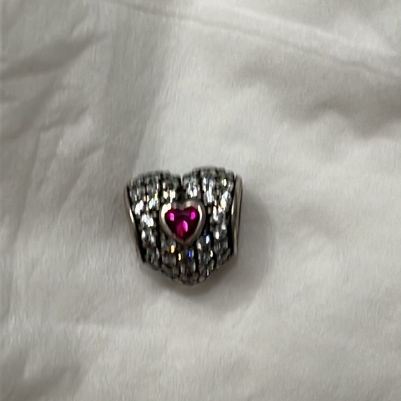 Authentic PANDORA 925 SS CZ ❤️ spacer/charm. - Picture 9 of 9